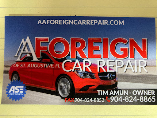 Auto Repair Shop «AA Foreign Car Repair», reviews and photos, 2203 N Ponce De Leon Blvd, St Augustine, FL 32084, USA