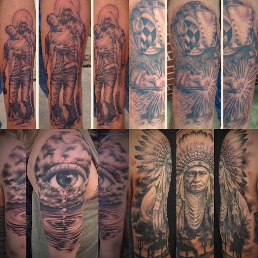 Explore celestial tattoo ideas, creative tattoo ideas in Ambler, available at Tattoo GalaxyAmbler Piercing & Custom Tattoos