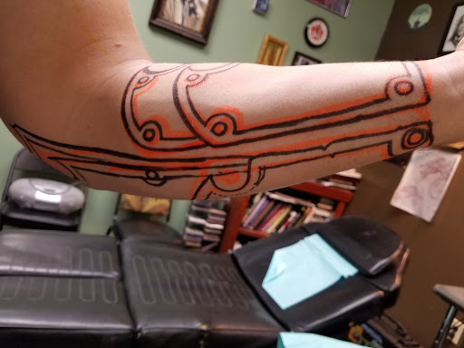 Explore flamingo tattoo ideas, creative tattoo ideas in Wilkes Barre, available at Marcs Tattooing