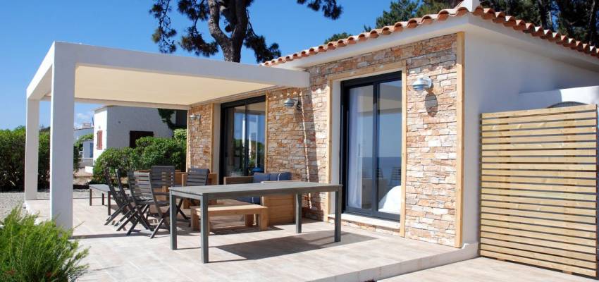 Les Villas de Vignale: Location maison vacances bungalow pieds dans l'eau sur la plage sable blanc proche bord mer BONIFACIO SARI-SOLENZARA CORSE à Ghisonaccia (Haute-Corse 20)