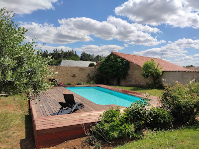 Terrasse-tendance-bois à Biard