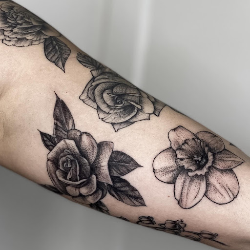 Explore foot tattoo ideas for females, creative tattoo ideas in Bellefonte, available at Juniper Studio