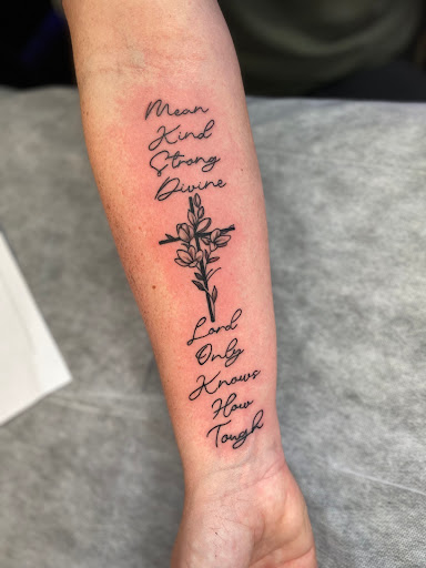 Explore dogwood tree tattoo ideas, creative tattoo ideas in Union, available at INKsclusive tattoo studio