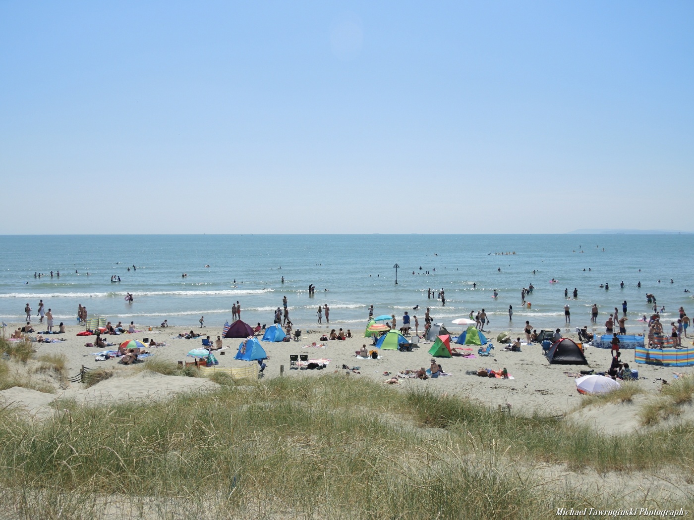 Foto van East Wittering beach en de nederzetting