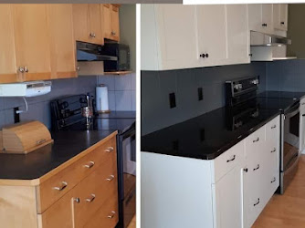 Calgary kitchen cabinet painting