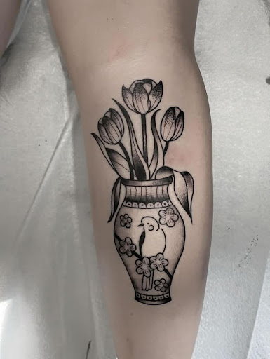 Explore initial tattoo ideas for females, creative tattoo ideas in Modesto, available at Dying Art Tattoo