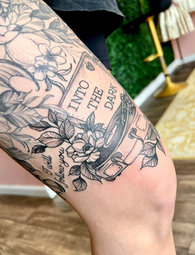 Explore tattoo ideas in memory of brother, creative tattoo ideas in Batavia, available at The Pretty Pin-Up Tattoo Parlor