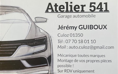 Jérémy Guiboux - Atelier 541 à Culoz-Béon