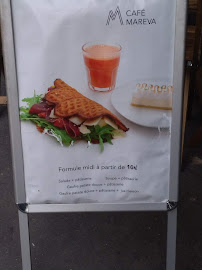 Café Mareva à Paris menu
