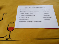 Menu / carte de Al Glorioso Piave à Maserada sul Piave