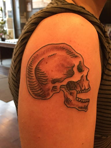 Explore dia de los muertos tattoo ideas, creative tattoo ideas in Laramie, available at Vintage Electric Tattoo