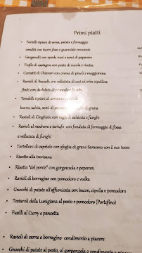 Osteria In Sciu Punte à Cogoleto menu