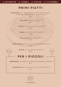Ristorante Pizzeria El Bronsin à Cortina d'Ampezzo menu