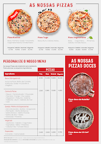 Menu du Pizzaria Álamos à Evora