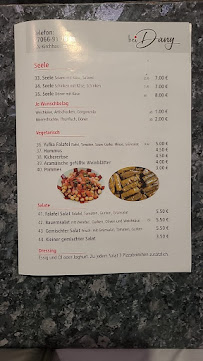 Menu / carte de Bei Dany - Pizza, Döner, Seele, Falafel à Heilbronn