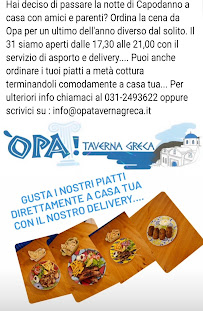 Restaurant grec Opa Taverna Greca à Cantù - menu / carte