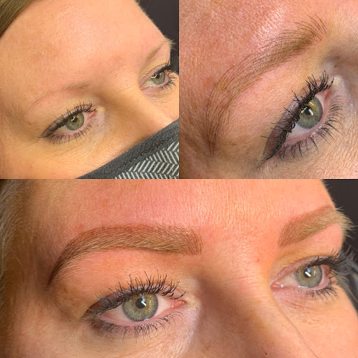 Explore snowmobile tattoo ideas, creative tattoo ideas in Peoria Heights, available at BeautiFULL Brows By Jen Microblading - Permanent Makeup Wild Honey Beauty Studio