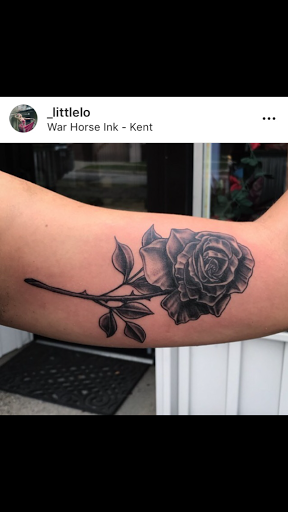 Explore graveyard tattoo ideas, creative tattoo ideas in Kent, available at War Horse Ink