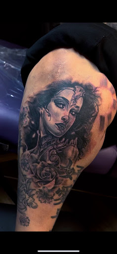 Explore tattoo ideas black skin, creative tattoo ideas in Watford City, available at Soulful Ink Studios