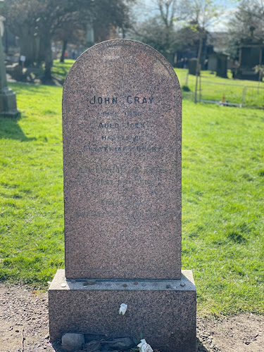 John Gray’s grave (master of Greyfriars Bobby) - Edinburgh