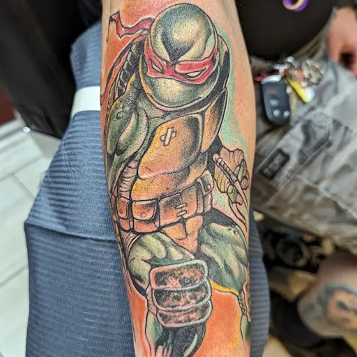 Explore tattoo shop name ideas, creative tattoo ideas in Hendersonville, available at High Caliber Tattoo