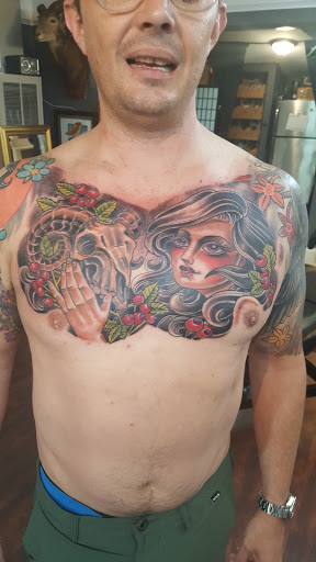 Explore line tattoo ideas for guys, creative tattoo ideas in San Diego, available at Remington Tattoo Parlor