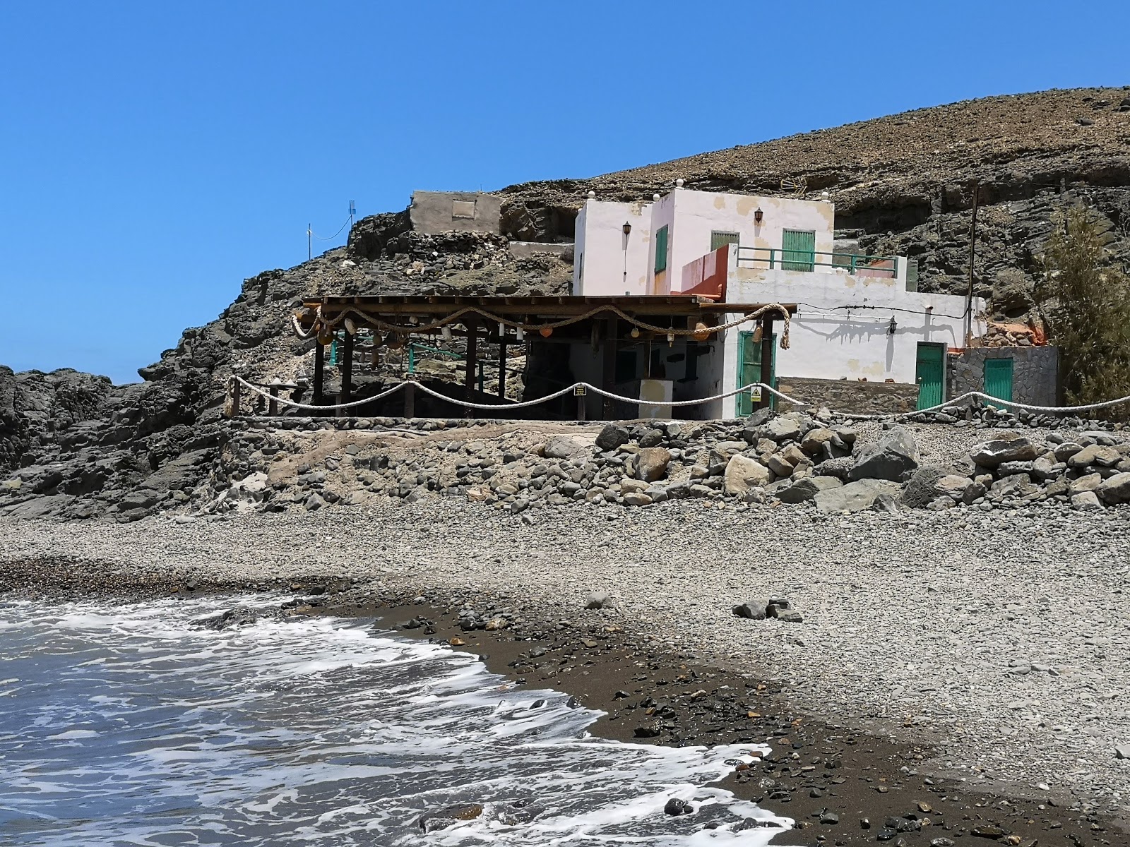 Φωτογραφία του Playa del valle με ευθεία ακτή