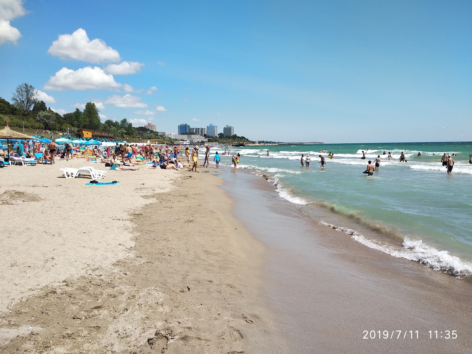 Photo of Poseidon beach with partly clean level of cleanliness
