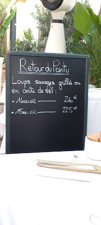 Restaurant Miramar Plage à Cannes (le menu)