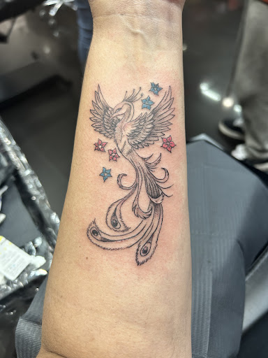 Explore name tattoo ideas for woman, creative tattoo ideas in Miami Beach, available at Empire Ink, South Beach