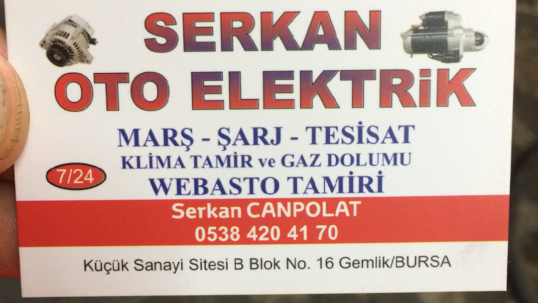 Serkan Oto Elektrik Gemlik 05384204170
