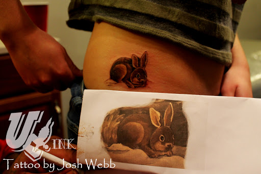 Explore angel forearm tattoo ideas, creative tattoo ideas in Dayton, available at Uppity Tattoos