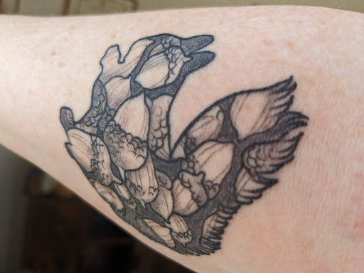 Explore fashion tattoo ideas, creative tattoo ideas in Portland, available at Brass & Briar Studios