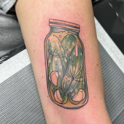 Explore resident evil tattoo ideas, creative tattoo ideas in Superior, available at Northlandia tattoo parlor