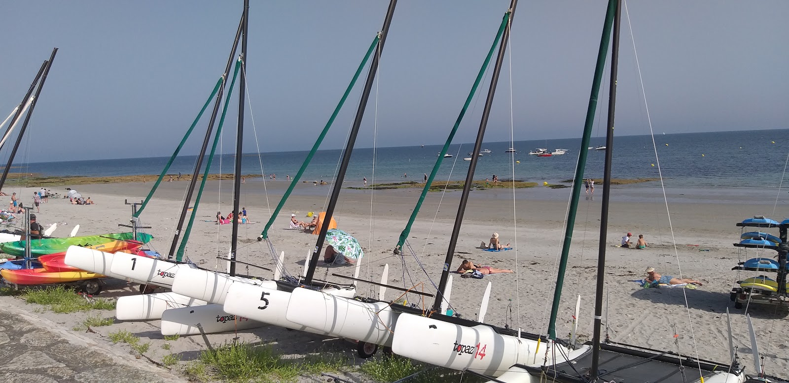 Photo de Plage De Roaliguen zone des équipements