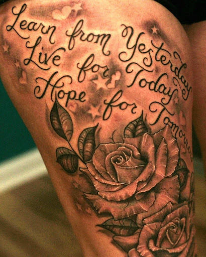 Explore front thigh tattoo ideas, creative tattoo ideas in Homosassa, available at Citrus Tattoos