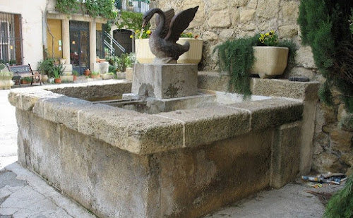 La fontaine du canard à Lauris