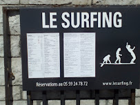 Le Surfing Biarritz à Biarritz menu