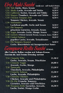 Menu du Sukido - Sushi Bar St. Ingbert à Sankt Ingbert