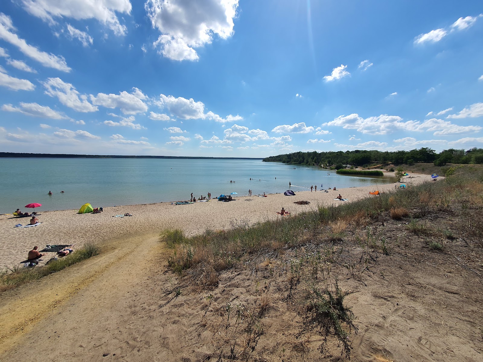 Fotografie cu Badestrand Partwitzer See cu plajă spațioasă