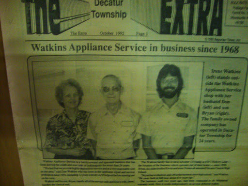 Watkins Appliance Service in Mooresville, Indiana