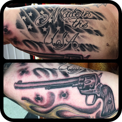 Explore tattoo ideas for men small arm, creative tattoo ideas in Black River Falls, available at Black River Tattoo