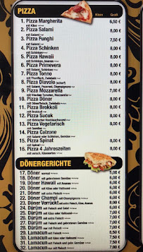 Menu du Döner Pizza Chef à Halle (Saale)
