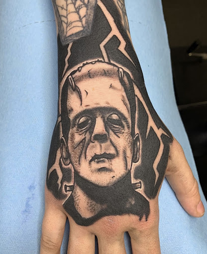 Explore caterpillar tattoo ideas, creative tattoo ideas in Port Angeles, available at Markd Body Art