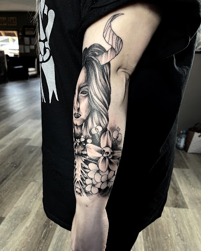 Explore eren yeager tattoo ideas, creative tattoo ideas in Gadsden, available at Sacred Art Tattoo Company