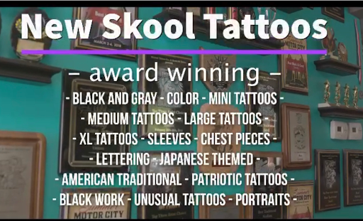 Tattoo Shop «New Skool Tattoo», reviews and photos, 24644 Telegraph Rd, Brownstown Charter Twp, MI 48134, USA