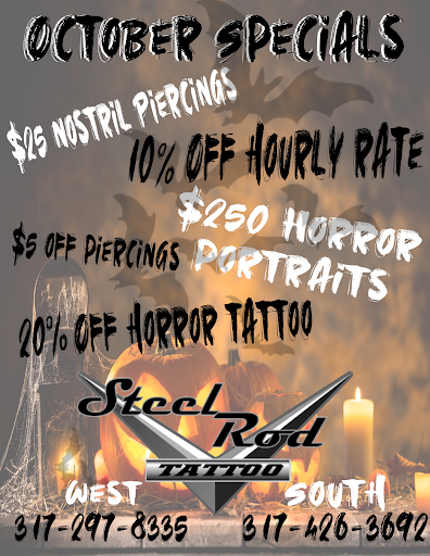 Tattoo Shop «Steel Rod Tattoo», reviews and photos, 3710 Lafayette Rd, Indianapolis, IN 46222, USA