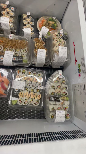 Bento Sushi inside Sharpes Food Market