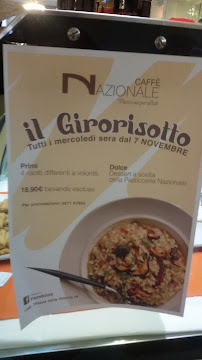 Carte du Caffè Nazionale à Lodi