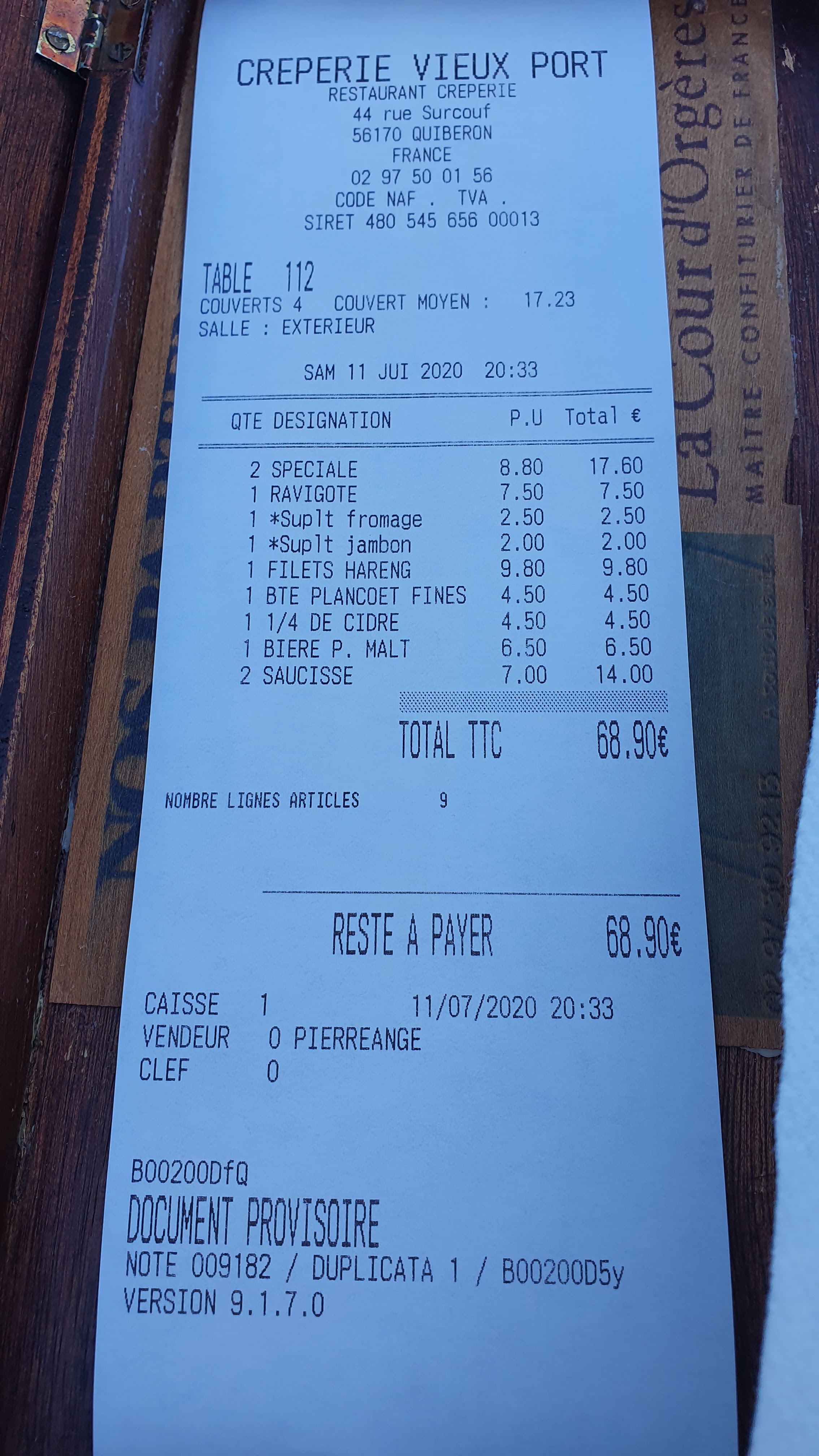 Photo n° 1 de l'avis de Giorgio. fait le 11/07/2020 à 18:21